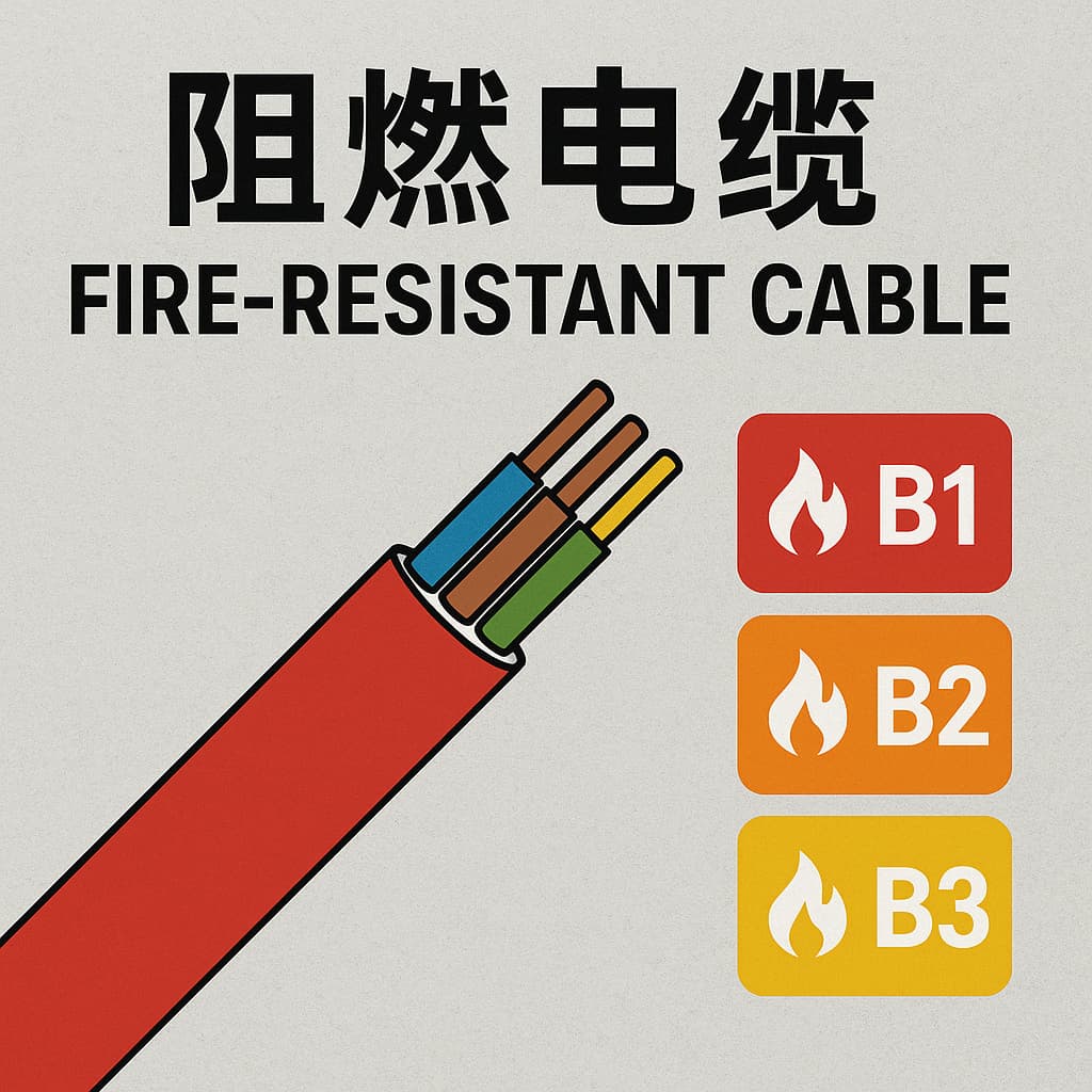 什么是阻燃电缆？？B1、B2、B3级的区别你相识吗？？