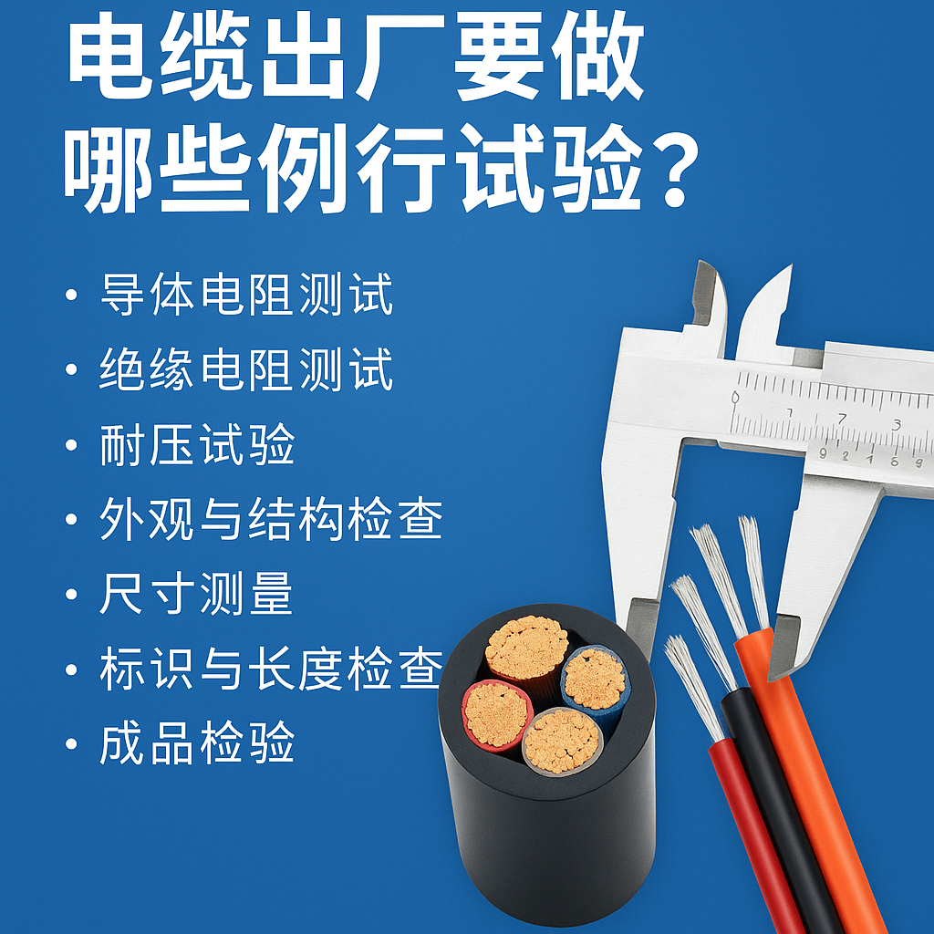 电缆出厂要做哪些例行试验？？？？一文讲清最要害的7项检测
