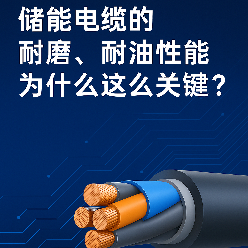 储能电缆的耐磨、耐油性能为什么这么要害？？？真实工况告诉你谜底