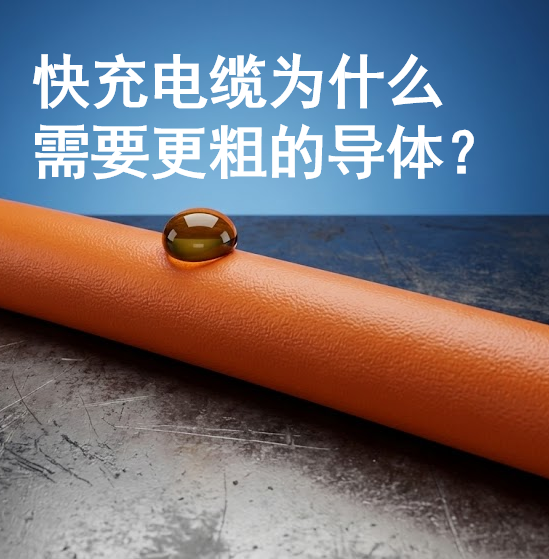 快充电缆为什么需要更粗的导体？？？揭秘新能源汽车充电的“热”知识